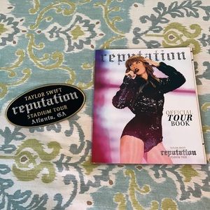 Taylor Swift Reputation Tour Book and Iron On